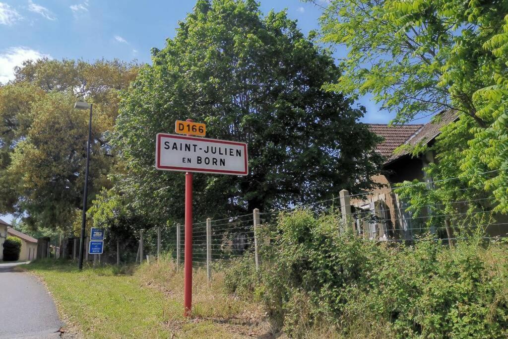 Maison Au Coeur Des Landes, Saint-Julien En Born Exteriör bild